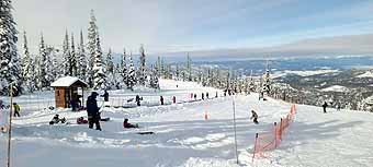 Whitefish Blacktail skiing